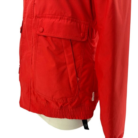 Burton Womens Large Jacket DryRide WMS Tabloid Hooded Zipper Ski Snowboard Coral - Picture 8 of 15